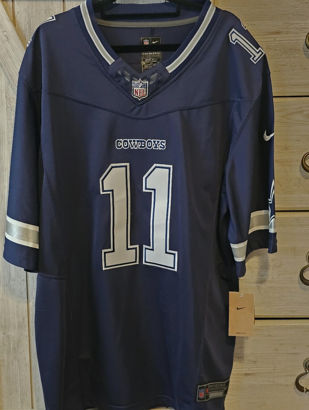 NWT MENS NFL NIKE XL COWBOYS PARSONS JERSEY